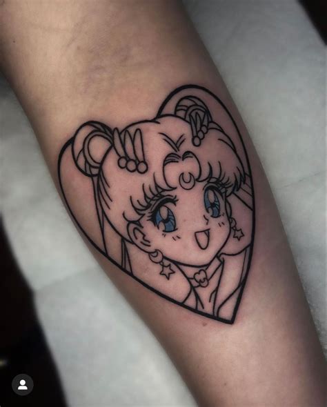 sailor moon moon tattoo